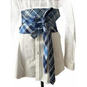 One-of-a-Kind Upcycled Obi Belt | Handmade from Men’s Silk Ties